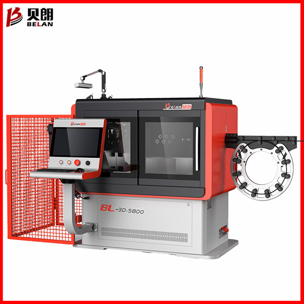 鋼絲自動化折彎機(jī)BL-3D-5800助力客戶減員增效